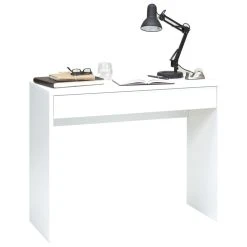 FMD Bureau Avec Tiroir Large 100 X 40 X 80 Cm Blanc