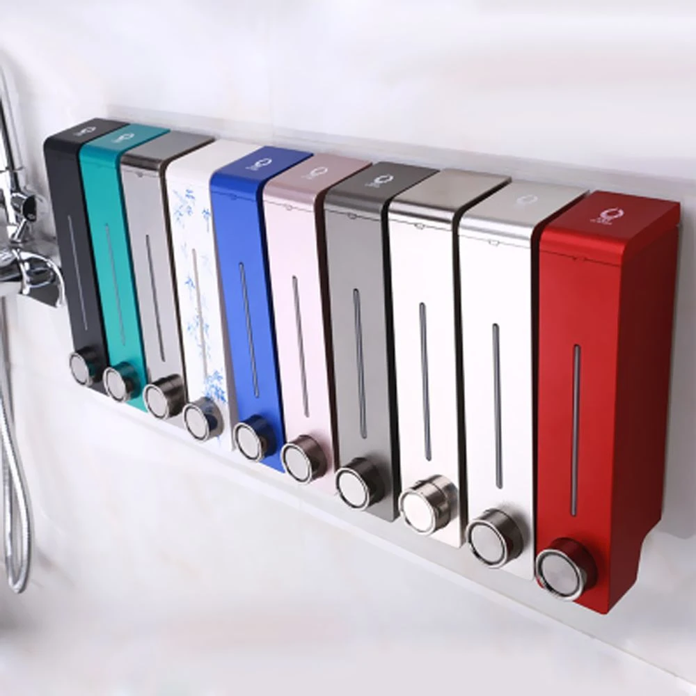 Marque Generique Distributeur De Savon Liquide à Montage Mural, Cuisine, Manuel, Noir ... – Image 4