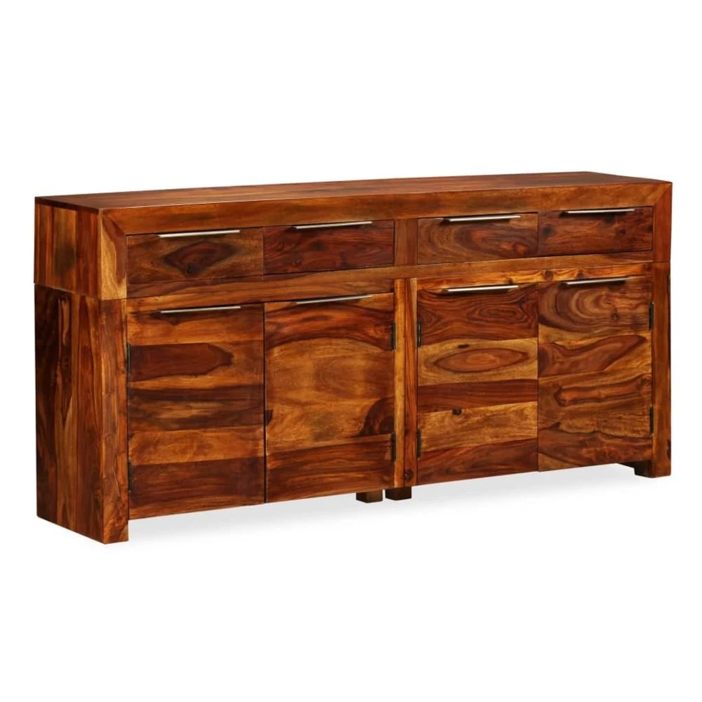 VidaXL Buffet Console Meuble De Rangement Bois De Sheesham 160 X 35 X ...