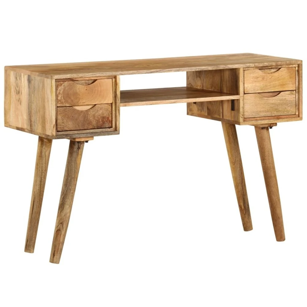 VidaXL Bureau Bois De Manguier Massif 115 X 47 X 76 Cm