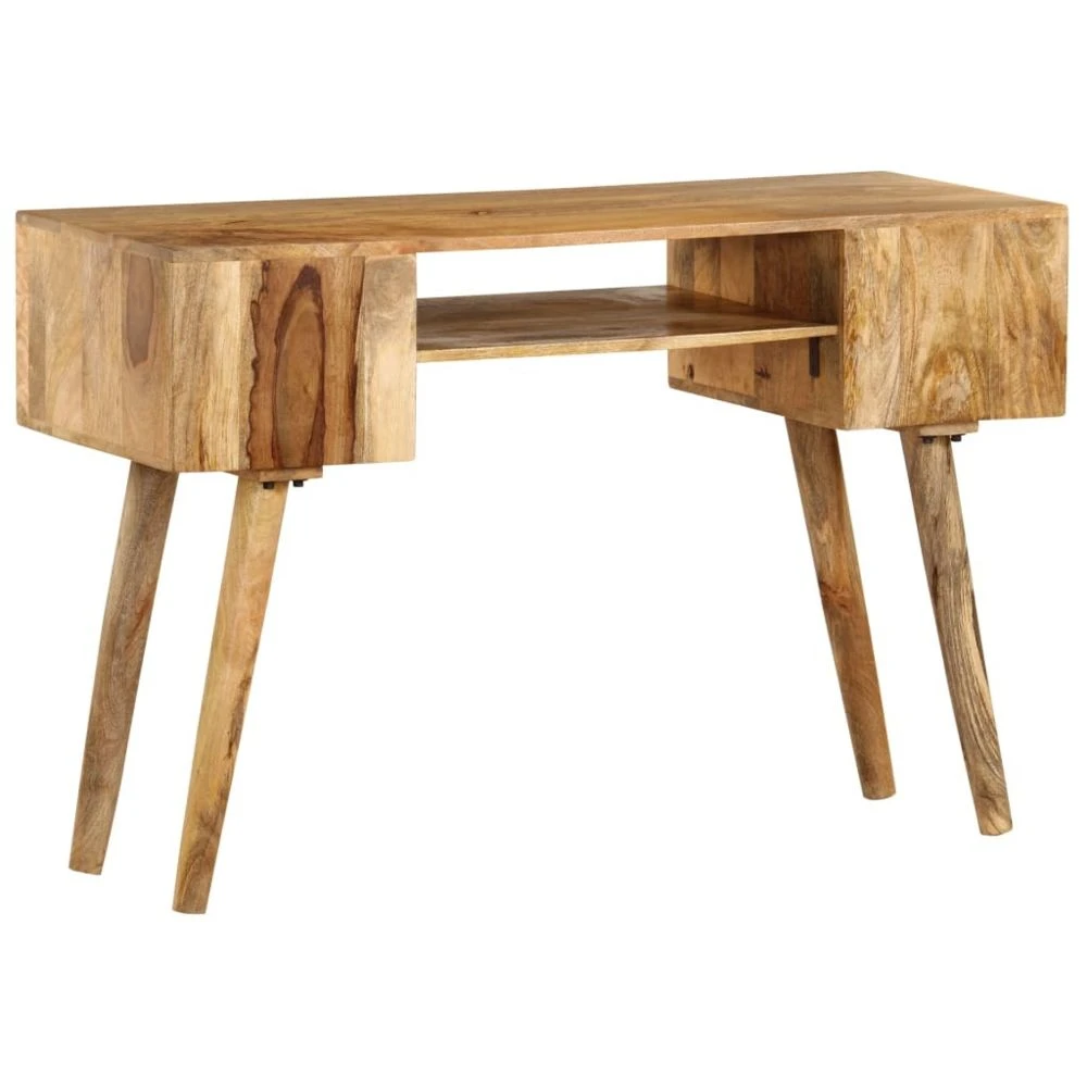 VidaXL Bureau Bois De Manguier Massif 115 X 47 X 76 Cm – Image 3