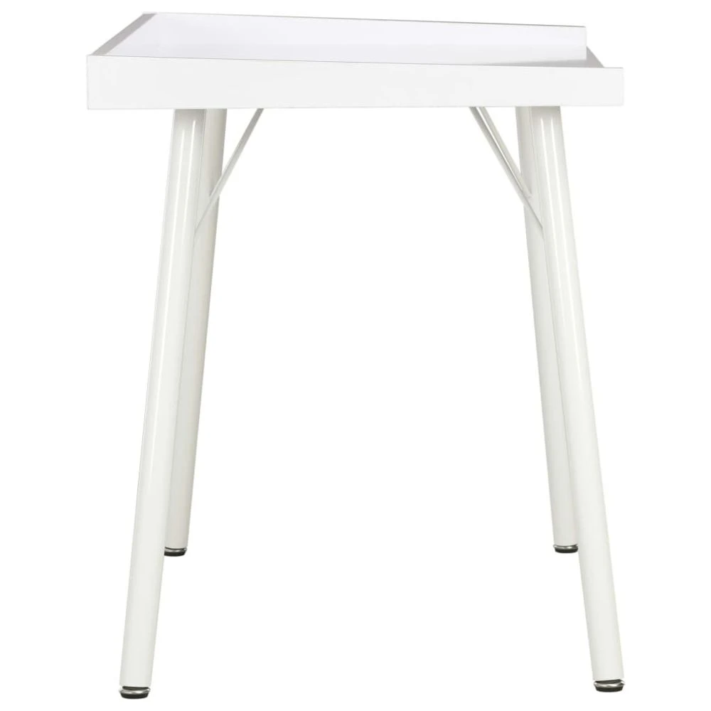 VidaXL Bureau Blanc Table D'Ordinateur Meuble Informatique Ecriture Et... – Image 3