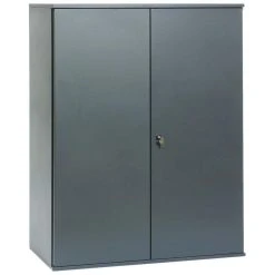 PIERRE HENRY Armoire Métallique Anthracite Brico Hauteur 160 Cm.
