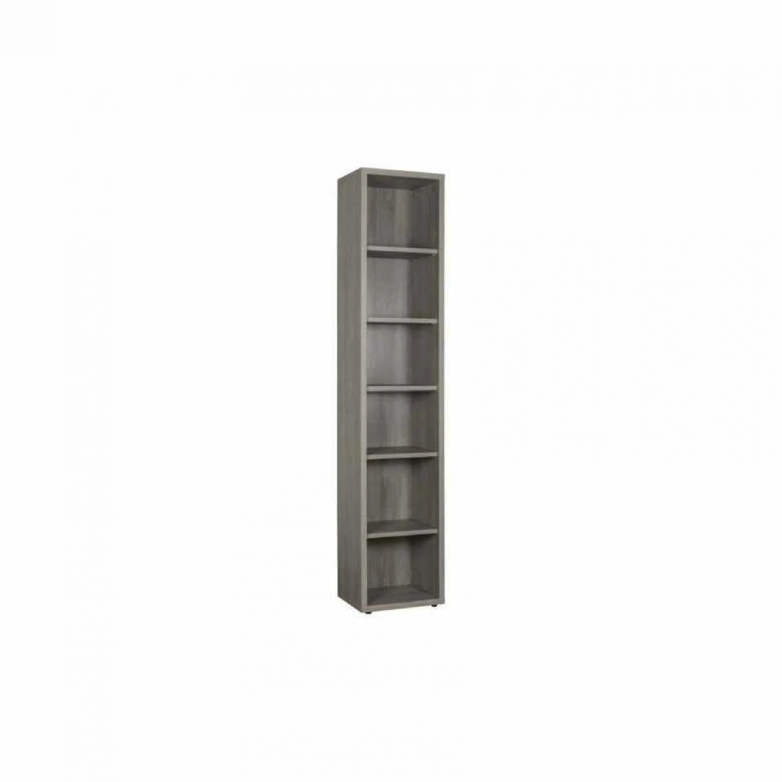 Office24 Bibliothèque Modulaire Stricte 6 Casiers Couleur Grise Pour Maison Et...
