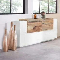 Ahd Amazing Home Design Buffet Salon 160cm 4 Tiroirs 2 Portes Salle À Manger New Coro Home