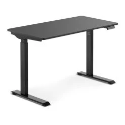 HELLOSHOP26 Bureau Assis-debout 90 Watts 120 X 60 Cm Noir 14_0005943