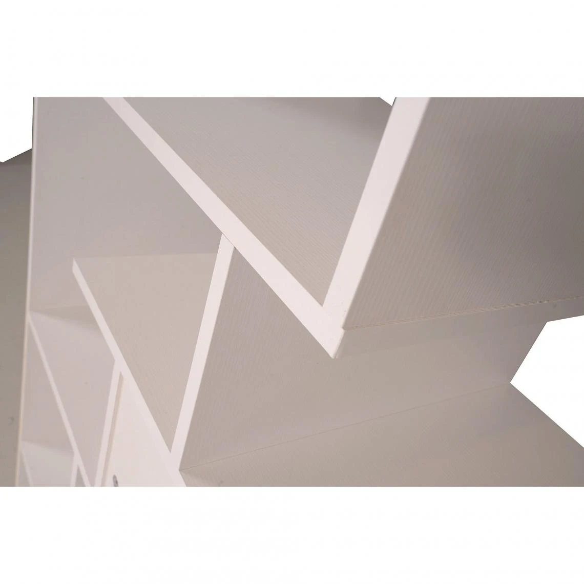 ALTER Bureau Avec Bibliothèque Haute Moderne, Console Avec étagères De Ra... – Image 5