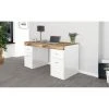 ALTER Bureau Avec Tiroirs Et Plateau De Rangement, Made In Italy, Table Mini...