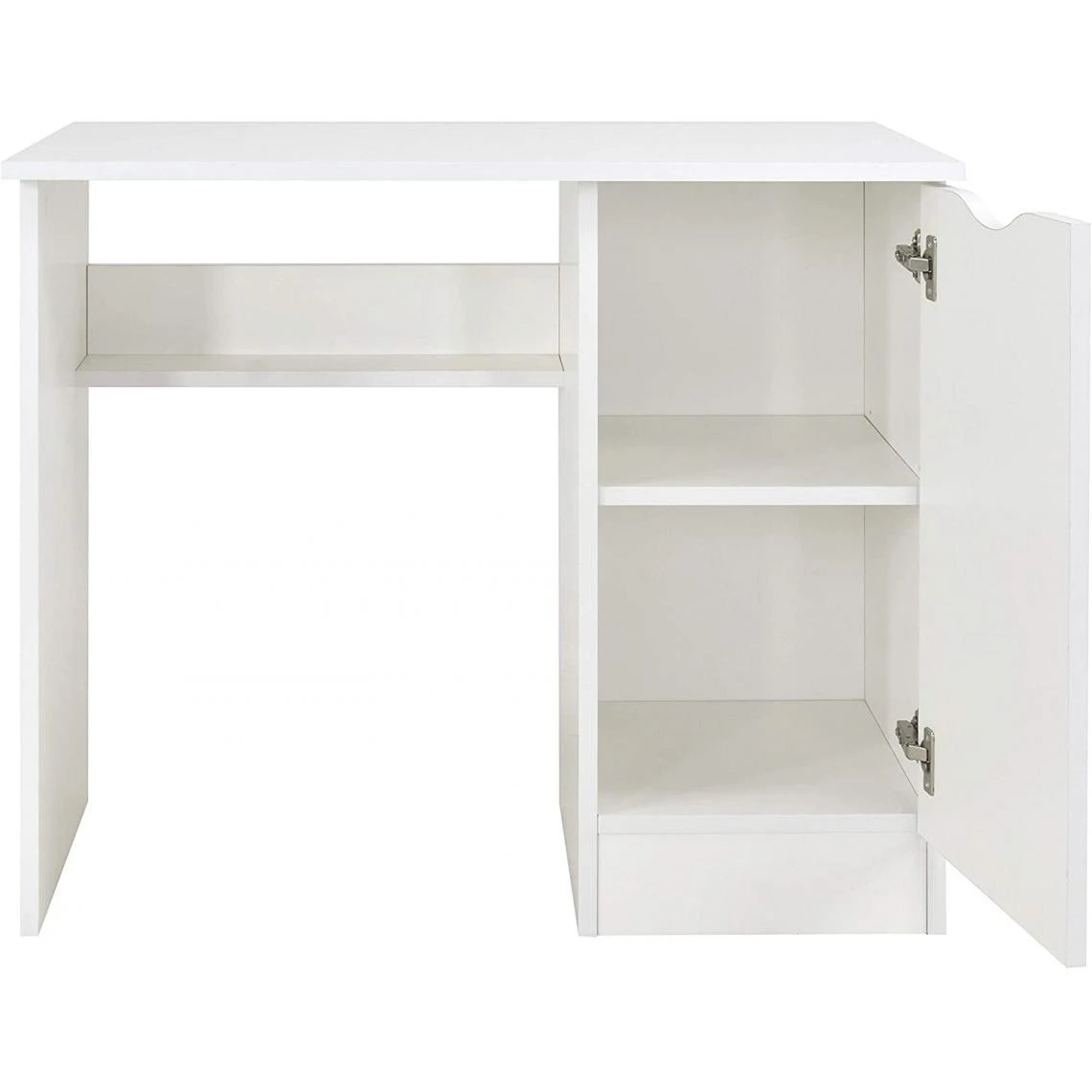 Leomark Bureau Blanc Avec étagère ROMA - La Licorne – Image 3