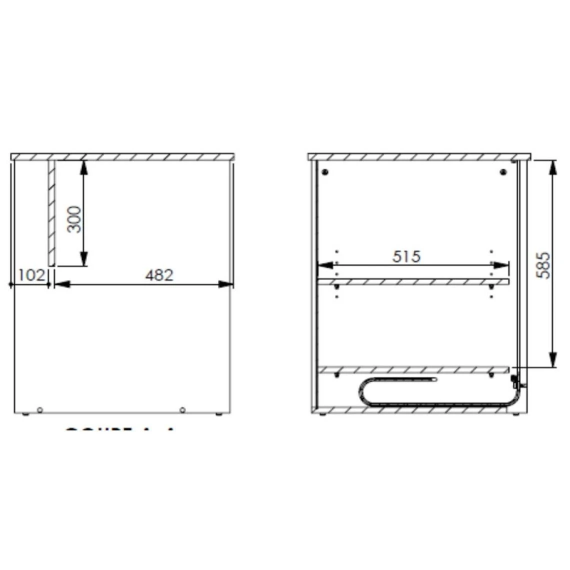 Simmob Bureau ChĂȘne Naturel Et Blanc 1 Caisson â Image 5