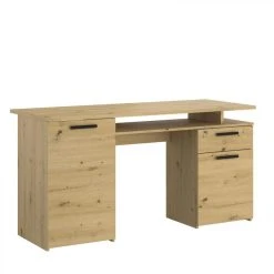 BUT Bureau Droit MINISTER Imitation Chêne Artisan