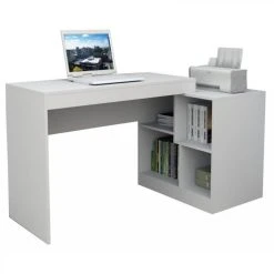 SANS MARQUE Bureau Et Rangement Intégré Blanc