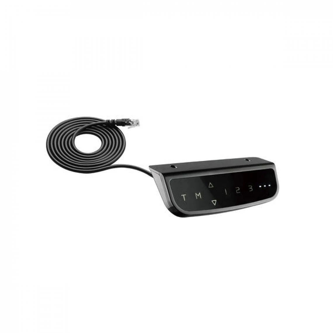 Kimex Bureau Motorisé Assis-debout 180x75cm Plateau Noyer/Pied Noir – Image 3