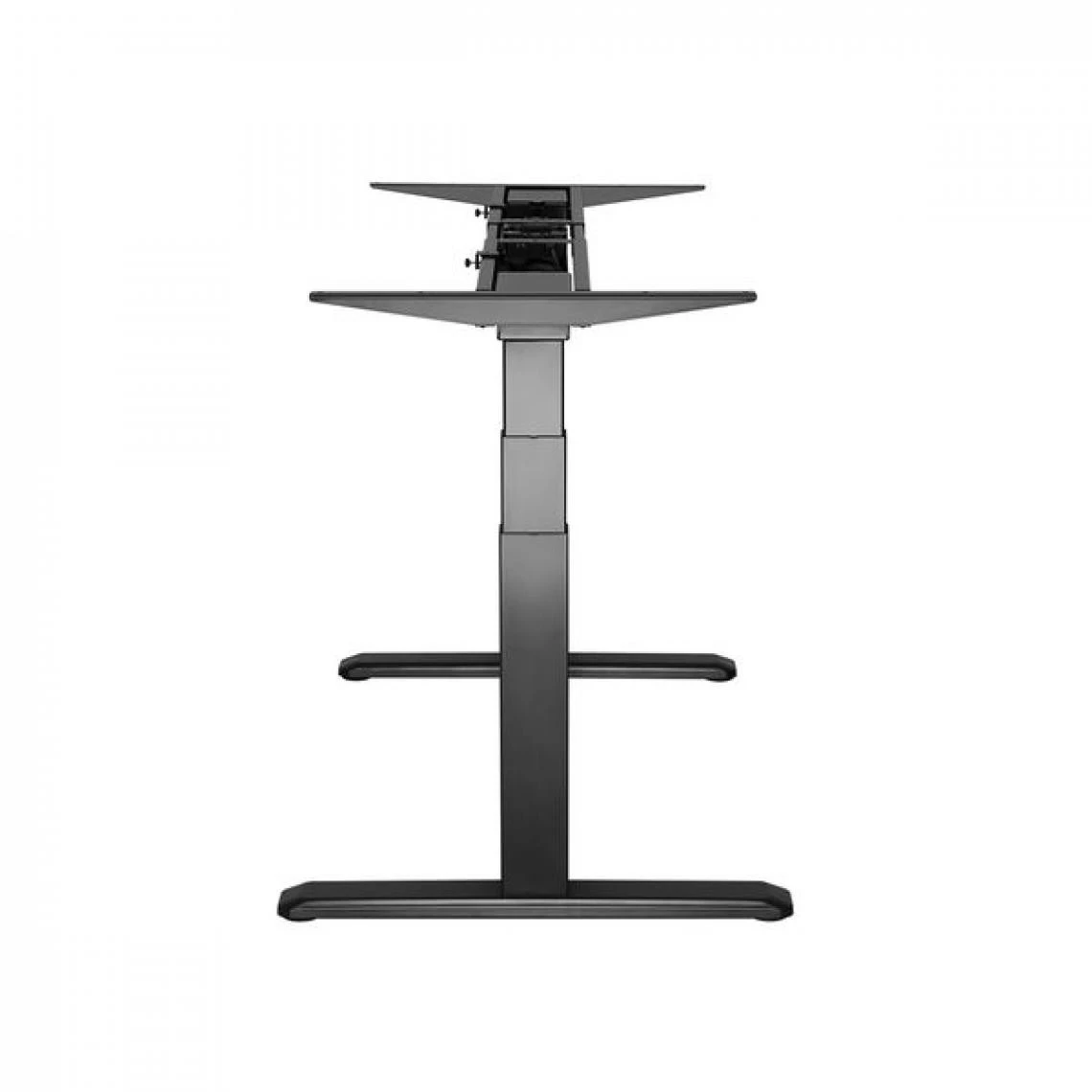 Kimex Bureau Motorisé Assis-debout 180x75cm Plateau Noyer/Pied Noir – Image 4