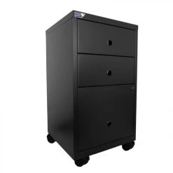 BUT Caisson 3 Tiroirs RETRO 4 Noir