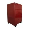 BUT Caisson 3 Tiroirs RETRO 4 Rouge