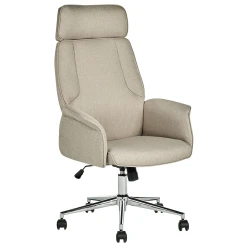 Beliani Chaise De Bureau Beige PILOT