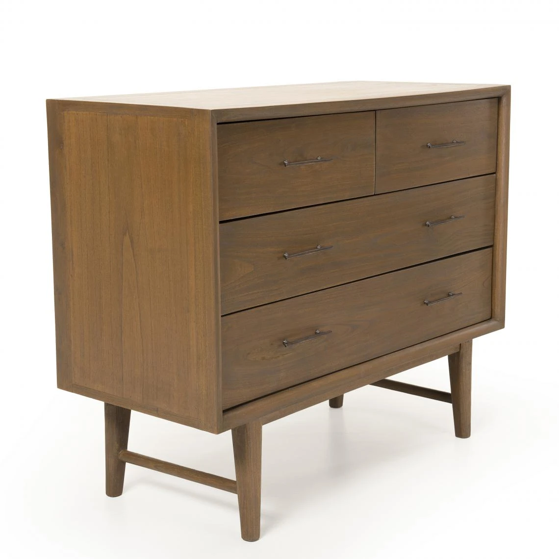 MACABANE Commode 4 Tiroirs Bois De Mindi - LAYANA – Image 2