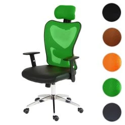 Mendler Fauteuil De Bureau Américain Atlanta XXL, Charge 150kg, Similicuir ~ ...