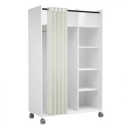 BUT Kit Dressing Avec Rideau L.100 Cm MOVE Blanc