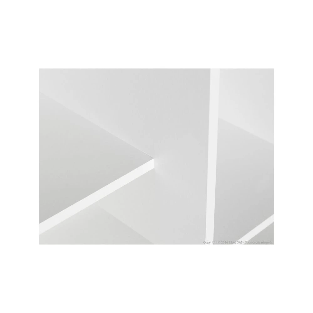 Germania Bureau Informatique En Bois Blanc à Roulettes WATCH – Image 4