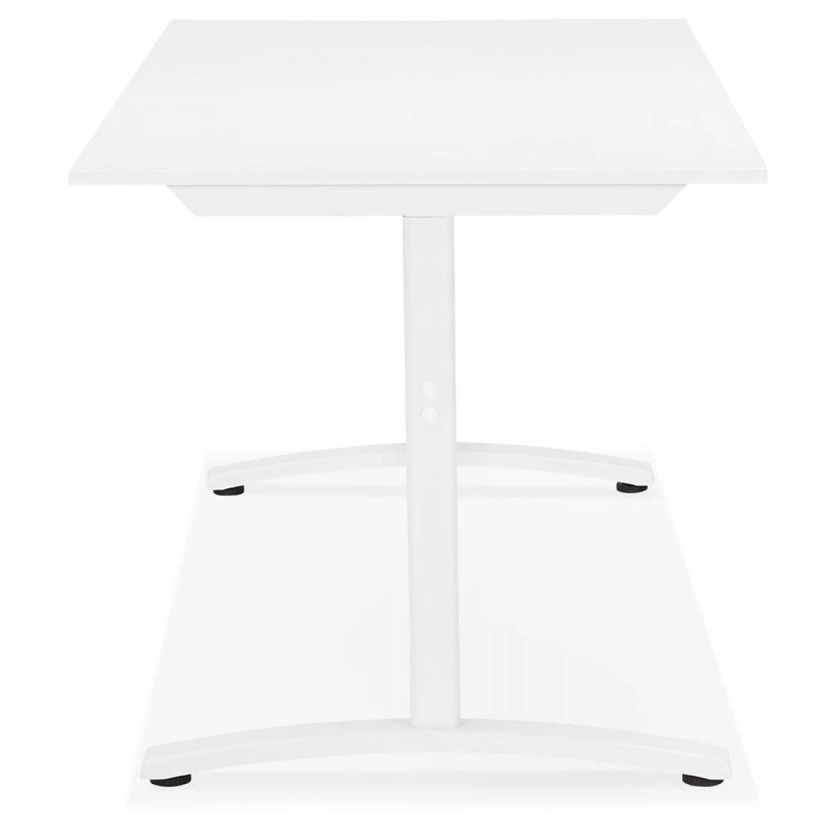 Alterego Grand Bureau Droit 'CRYPTO' Blanc - 160x80 Cm – Image 4