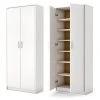 Hucoco PARLA | Armoire Moderne Avec Tablettes Et Rangement Chaussures | 180x7...