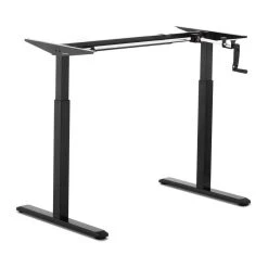 HELLOSHOP26 Piètement De Bureau Assis Debout Pied Table Réglable En Hauteur Manu...