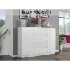 Hucoco PORTO W1 - Commode Contemporaine Meuble Rangement Chambre/salon - 140x...