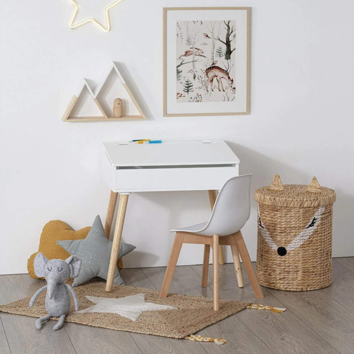 Pupitre D'écriture "scandinave" Pour Enfant Atmosphera For Kids - Bla... – Image 5