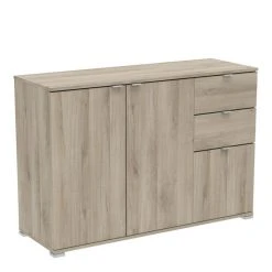 BUT Rangement 3 Portes 2 Tiroirs PERFECT Imitation Chêne Kronberg