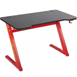 BeMatik Table De Gaming Et Jeux PC Avec Pieds En 'Z' 120 X 60 X 75 Cm